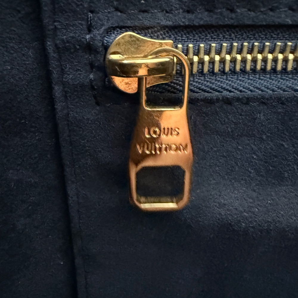 Louis Vuitton Black Embossed Monogram Neverfull Tote - Picture 13 of 16